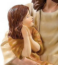 Load image into Gallery viewer, The Bradford Exchange Let The Children Come To Me Candleholder Jesus Sculpture With Tealight Candle 8-inches - RCE Global Solutions