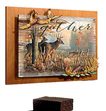 Load image into Gallery viewer, The Bradford Exchange Gather Woodland Inspirations Sculpted Wall Art Collection Issue #1 Handcrafted and Hand Painted by Greg Alexander 10-inches - RCE Global Solutions