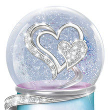 Load image into Gallery viewer, The Bradford Exchange My Wonderful Granddaughter Musical Glitter Globe Elongated Design with "You Are So Beautiful" Melody and Symbolic Silver Hearts with Inspirational Message Show Your Unconditional Love and Support 7-inches - RCE Global Solutions