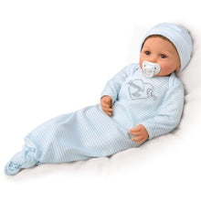 Load image into Gallery viewer, The Ashton-Drake Galleries Mommy's Boy Lifelike So Truly Real® Baby Boy Doll Weighted Poseable with Magnetic Pacifier and Soft RealTouch® Vinyl Skin by Master Doll Artist Ping Lau 17"-Inches - RCE Global Solutions