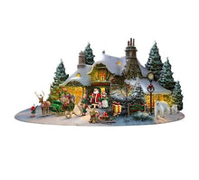 Load image into Gallery viewer, The Bradford Exchange Santa's Night Before Christmas Sculpture by Thomas Kinkade 5.5-inches - RCE Global Solutions