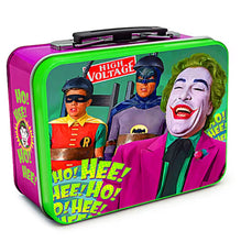 Load image into Gallery viewer, The Bradford Exchange BATMAN Classic TV Series Mini Lunchbox Collection Issue #2 The Joker Lunchbox with Original Retro-style Artwork 5-inches