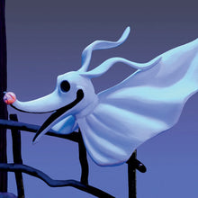 Load image into Gallery viewer, The Bradford Exchange Tim Burton's The Nightmare Before Christmas Moonlight Table Lamp with Jack Sally and Zero 20"-Inches - RCE Global Solutions