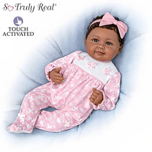 Load image into Gallery viewer, The Ashton-Drake Galleries Ping Lau Hold Me Hattie So Truly Real® Interactive Lifelike Baby Doll with Soft RealTouch® Vinyl Skin Hand-rooted Hair Poseable and Weighted Body 18-inches - RCE Global Solutions