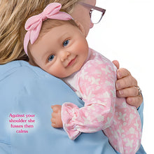 Load image into Gallery viewer, The Ashton-Drake Galleries Hold Me Hailey So Truly Real® Interactive Lifelike Baby Girl Doll Makes 5 Sweet Sounds Weighted Fully Poseable with Soft RealTouch® Vinyl Skin by Artist Ping Lau 18-Inches - RCE Global Solutions