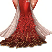Load image into Gallery viewer, The Hamilton Collection Wings of Peace Figurine Serene Angel Sculpture with Iridescent Wings Hand-Etched Details and Vibrant Cardinal Companion by Nene Thomas 7-inches - RCE Global Solutions