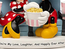 Load image into Gallery viewer, The Hamilton Collection Youre My Love Laughter and Happily Ever After Disney Mickey and Minnie Date Night Delight Handcrafted Hand Painted Collectible Figurine 5-inches - RCE Global Solutions
