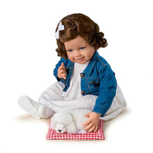 Load image into Gallery viewer, The Ashton-Drake Galleries My New Best Friend Hold That Pose! Child Doll And Plush Puppy Set by Ping Lau 24-inches - RCE Global Solutions