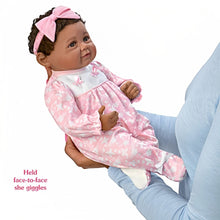 Load image into Gallery viewer, The Ashton-Drake Galleries Ping Lau Hold Me Hattie So Truly Real® Interactive Lifelike Baby Doll with Soft RealTouch® Vinyl Skin Hand-rooted Hair Poseable and Weighted Body 18-inches - RCE Global Solutions