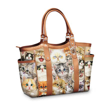 Load image into Gallery viewer, The Bradford Exchange Cats With Purr-Sonality Tote Bag by Kayomi Harai 18"-Inches - RCE Global Solutions