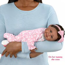 Load image into Gallery viewer, The Ashton-Drake Galleries Ping Lau Hold Me Hattie So Truly Real® Interactive Lifelike Baby Doll with Soft RealTouch® Vinyl Skin Hand-rooted Hair Poseable and Weighted Body 18-inches - RCE Global Solutions