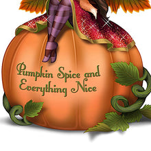 Load image into Gallery viewer, The Hamilton Collection Pumpkin Spice and Everything Nice Fairy Figurine by Artist Jasmine Becket-Griffith Featuring Leaf-Like Wings and Hand-Painted Metallic Finishes - RCE Global Solutions