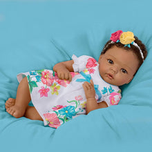 Load image into Gallery viewer, The Ashton - Drake Galleries Gabrielle African American Black Baby Girl Doll Lifelike Realistic Weighted Poseable with Soft TrueTouch® Authentic Silicone Skin by Cheryl Hill 16-Inches