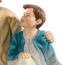 Load image into Gallery viewer, The Bradford Exchange Let The Children Come To Me Candleholder Jesus Sculpture With Tealight Candle 8-inches - RCE Global Solutions