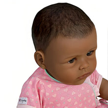 Load image into Gallery viewer, The Ashton-Drake Galleries So Truly Mine® Black Hair Brown Eyes Dark Skin Handcrafted with RealTouch® Vinyl Poseable and Weighted Baby Doll Collection Issue #11 by Master Doll Artist Linda Murray 15-inches - RCE Global Solutions