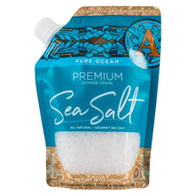 Load image into Gallery viewer, SaltWorks Premium Sea Salt, Coarse, Artisan Pour Spout Pouch, Pure Ocean, 16 Ounce
