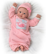Load image into Gallery viewer, The Ashton-Drake Galleries Little Squirt with Hand-Rooted Hair So Truly Real® Lifelike & Realistic Weighted Newborn Baby Doll 17-Inches - RCE Global Solutions