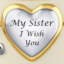 Load image into Gallery viewer, The Bradford Exchange My Sister I Wish You Porcelain Music Box Embelished with Jewelry Charm Theme and 22K Accents of Gold Silver Plays Melody You are So Beautiful 4"-Inches - RCE Global Solutions