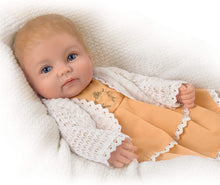 Load image into Gallery viewer, The Ashton-Drake Galleries Such A Doll Photo Contest Collection Issue #7: 'Rosalie' Baby Doll Handcrafted Lifelike with RealTouch® Vinyl and Hand-Rooted Hair by Ping Lau 17-Inches - RCE Global Solutions