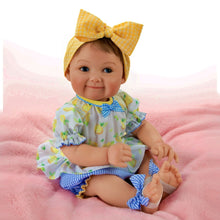 Load image into Gallery viewer, The Ashton-Drake Galleries Mommy's Main Squeeze Collectible Baby Doll with RealTouch® Vinyl with Hand-Rooted Hair Lemon Outfit and Poseable Body by Master Doll Artist Ping Lau 18-inches - RCE Global Solutions