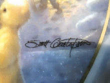 Load image into Gallery viewer, The Bradford Exchange Checking it Twice Santa's On His Way Christmas Plate Christmas Decorations by Artist Scott Gustafsonsd 8.25-Inches - RCE Global Solutions