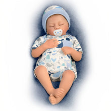 Load image into Gallery viewer, The Ashton - Drake Galleries Seaside Dreams Lifelike So Truly Real® Interactive Breathing Baby Boy Doll Weighted Fully Poseable with Soft RealTouch® Vinyl Skin by Doll Artist Andrea Arcello 16"-inches - RCE Global Solutions
