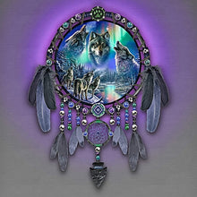 Load image into Gallery viewer, The Bradford Exchange Natural Wonder Illuminated Dreamcatchers from Aurora Borealis Wall Decor Collection Issue #1 by James Meger 12.5-inches - RCE Global Solutions