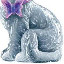 Load image into Gallery viewer, The Bradford Exchange Flutter Kitten Crystal Figurine with Art Glass Butterfly Collectible Handcrafted with Genuine Crystal and Glitter Accents Adorable Kitten and Butterfly Figurine Issue #3 Limited Edition Cat Lovers Gift 4.5-inches - RCE Global Solutions