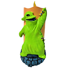 Load image into Gallery viewer, The Bradford Exchange Disney The Nightmare Before Christmas Candle Collection Issue #7 "Oogie" LED Flameless Candle with Sculpted Details 7-inches