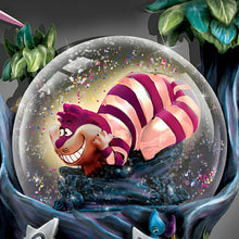 Load image into Gallery viewer, The Bradford Exchange Disney Alice In Wonderland Illuminated Musical Glitter Globe Handcrafted Collectible with LED Lighting and Hand-Painted Character Figurines and Iconic Movie Melody 6.75-inches - RCE Global Solutions
