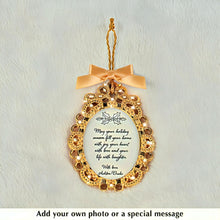 Load image into Gallery viewer, The Ashton-Drake Galleries My First Christmas Baby Doll Collection Issue #2: "Holly" Handcrafted Doll with Limbs Emerald Velvet Dress with Satin Yoke and Golden Faux Pearls and Keepsake Gold-Toned Ornament Picture Frame Realistic Design by Ping Lau 17" - RCE Global Solutions