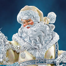 Load image into Gallery viewer, The Bradford Exchange And to All A Good Night Moving Santa Claus Tabletop Figurine Christmas Decoration by Thomas Kinkade 12-inches