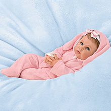 Load image into Gallery viewer, The Ashton - Drake Galleries Hopped Into My Heart Lifelike So Truly Real® Baby Girl Doll in Bunny Outfit Weighted Fully Poseable with Soft RealTouch® Vinyl Skin by Doll Artist Linda Murray 19"-Inches - RCE Global Solutions