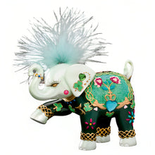 Load image into Gallery viewer, The Hamilton Collection Tons of Fortune Luck of the Irish Elephant Figurine Collection Issue #3 Hand-Painted Irish Symbols Realistic Eyelashes and Luxurious Details by Margaret Le Van 4.5-inches - RCE Global Solutions