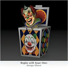 Load image into Gallery viewer, The Bradford Exchange Faces Of Fear ShockBox Sculpture Collection Issue #1 Kreepy Klown Sculpture with Lights And Sounds Handcrafted Resin Box with Rising, Fully-Sculpted Heads 6.25-Inches - RCE Global Solutions