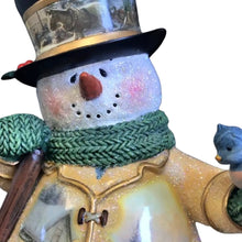 Load image into Gallery viewer, The Bradford Exchange “Holiday Cheer” Winter Wonderland Snowman Heirloom Classics Snowman Collection Issue #9 Christmas Decoration Figurine by Thomas Kinkade 7-Inches