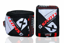 Load image into Gallery viewer, Skott Constrictor Knee Wraps Heavy Duty Knee Support Straps for Weightlifting Powerlifting & Squats Comfortable Gym Wraps Unisex One Size Fits All