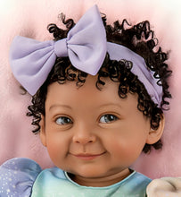 Load image into Gallery viewer, The Ashton-Drake Galleries Simply Perfect in Every Way Baby Doll Realistic Lifelike Doll with RealTouch® Vinyl, Hand-Rooted Hair & Custom Outfit Poseable & Weighted by Ping Lau 20-Inches - RCE Global Solutions