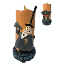Load image into Gallery viewer, The Bradford Exchange Disney The Nightmare Before Christmas Candle Collection Issue #8 Mayor LED Flameless Candle with Sculpted Details 7-inches