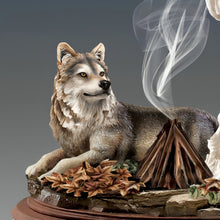 Load image into Gallery viewer, The Bradford Exchange Guiding Spirits with lavender-scented Incense Burner Sculpture from Mystic Maidens Incense Burner Collection 5" W x 7" H - RCE Global Solutions