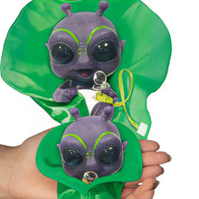 Load image into Gallery viewer, The Ashton-Drake Galleries Aeros Out-of-This-World Alien Baby Doll Collection Issue #6 Miniature Alien Babies Handcrafted TrueTouch® Silicone Sparkling Glitter and Hand-Painted Details Include Pacifiers Swaddling Blankets and Cloth Diapers 4-inches - RCE Global Solutions