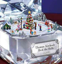 Load image into Gallery viewer, The Bradford Exchange "Best Loved Christmas Carols" Music Box Collection: Deck The Halls by Thomas Kinkade 2.5-inches - RCE Global Solutions