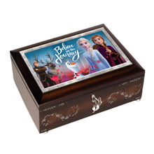 Load image into Gallery viewer, Disney FROZEN 2 Mahogany-Finished Heirloom Music Box by The Bradford Exchange - RCE Global Solutions