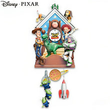 Load image into Gallery viewer, The Bradford Exchange Disney Pixar Toy Story Musical Wall Sculptural Cuckoo Clock With Handmade Painted Woody Buzz Jessie Rex Slinky Dog Hamm Figurines Plays Music On The Hour 19"-Inches - RCE Global Solutions