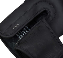 Load image into Gallery viewer, RDX Boxing Gloves for Men, Maya Hide Leather, Muay Thai & MMA Sparring Training, Kickboxing Heavy Bag, Focus Mitts, Ventilated Palm Black