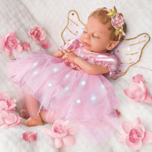 Load image into Gallery viewer, The Ashton - Drake Galleries Dream Blossom Silicone Fairy Baby Doll with Illuminated Outfit Poseable & Handcrafted TrueTouch® Authentic Silicone Skin Baby Girl Doll by Ina Volprich 13.5"-Inches - RCE Global Solutions