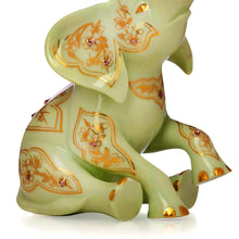 Load image into Gallery viewer, The Hamilton Collection Golden Fortunes Figurine Collection Issue #2: Gleaming Good Fortune Handcrafted Fine Bisque Porcelain Hand-Painted with 22K Gold Accents and Genuine Svenka Crystals by Blake Jensen 6-inches - RCE Global Solutions