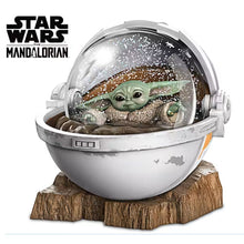 Load image into Gallery viewer, The Bradford Exchange STAR WARS The Mandalorian The Child Glitter Globe Collection Issue #1 Hand-painted & Fully Detailed Decor 6.75-inches