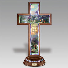 Load image into Gallery viewer, The Bradford Exchange "Peace" Issue #3 Light of Faith Illuminated Cross Collection by Thomas Kinkade 8-inches - RCE Global Solutions