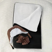Load image into Gallery viewer, The Ashton-Drake Galleries So Truly Real Happy Camper RealTouch Vinyl Baby Doll with Custom Fleece Sleeping Bag by Sherry Rawn 17-inches - RCE Global Solutions